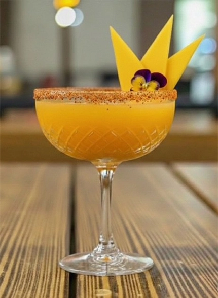 Mango Orange Blossom Margarita cocktail